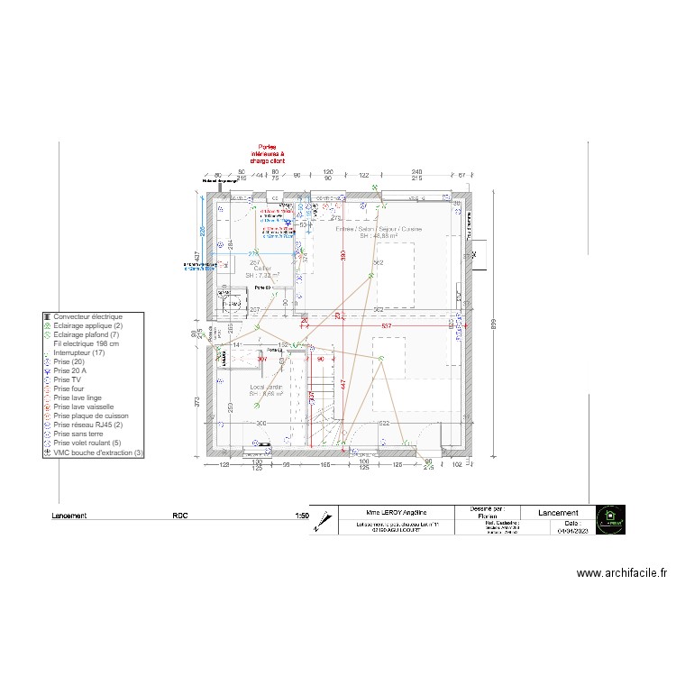 LEROY V2 RDC. Plan de 0 pièce et 0 m2