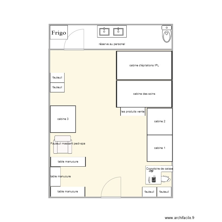 Body Minute Gramont. Plan de 0 pièce et 0 m2