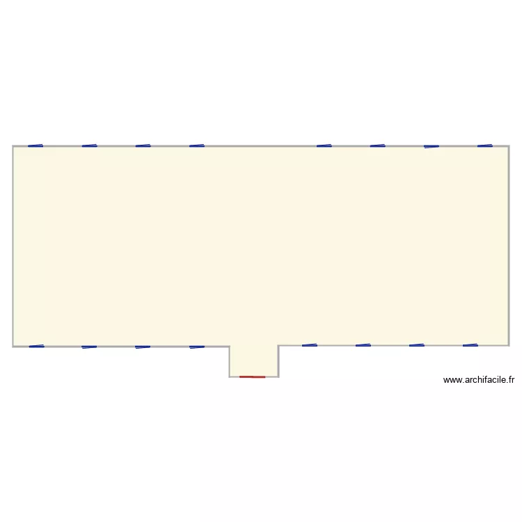 Plan Asile Int&eacute;rieur RDC Vierge. Plan de 