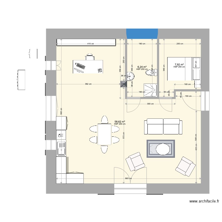 COMBLE. Plan de 0 pièce et 0 m2