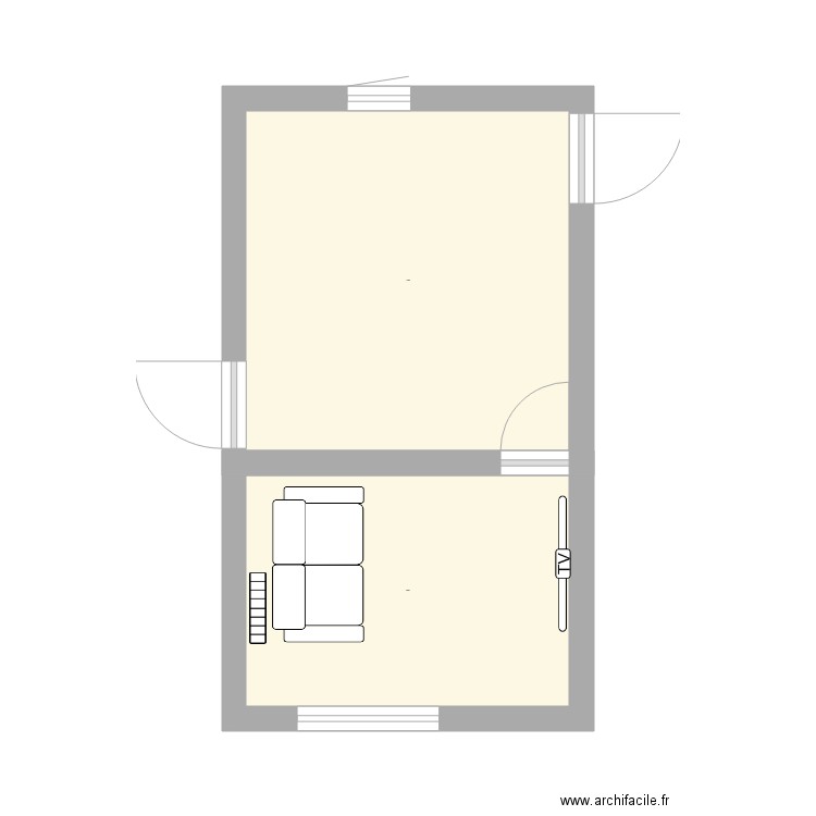SALLE HOME CINEMA V2. Plan de 0 pièce et 0 m2
