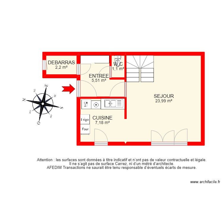 BI 10460 - . Plan de 16 pièces et 98 m2