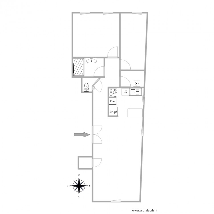 Plan forasacco. Plan de 0 pièce et 0 m2