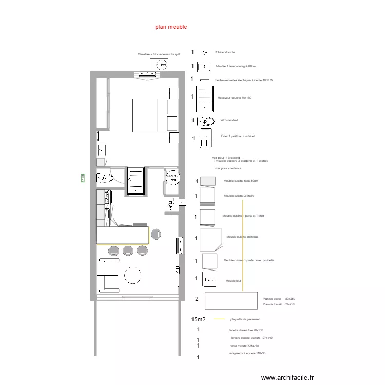 appart cap meuble sdb modif 2. Plan de 