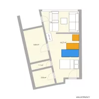 Appartement avec Liana 2 fauteuils