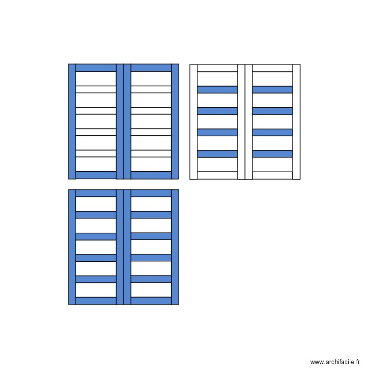 Porte de l'abri de jardin. Plan de 0 pièce et 0 m2