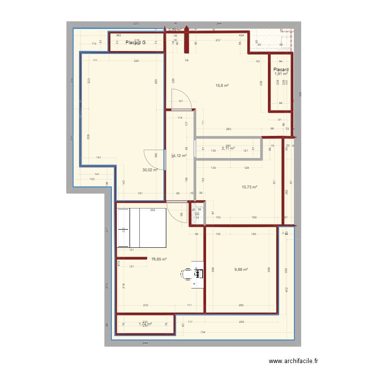 Plan La Neuville Aout 2023 v2. Plan de 48 pièces et 289 m2