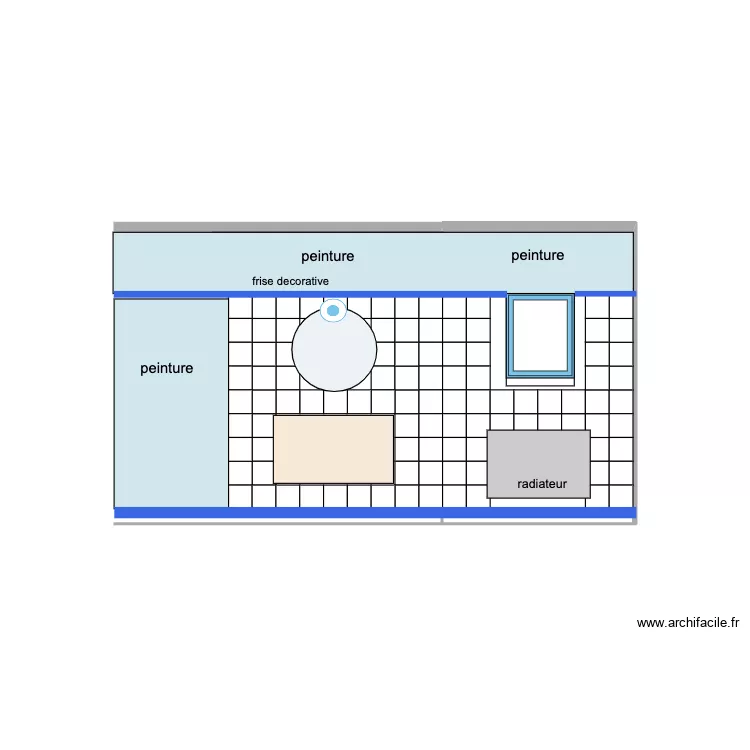 sdb final peinture. Plan de 