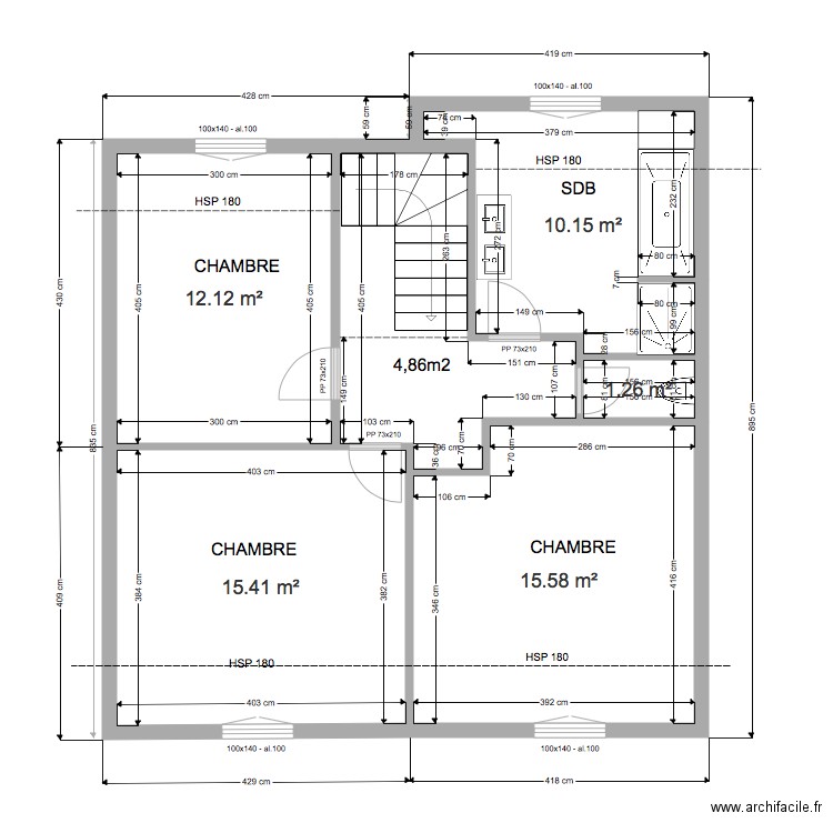 PLAN MASSE ETAGE FERNANDES. Plan de 0 pièce et 0 m2