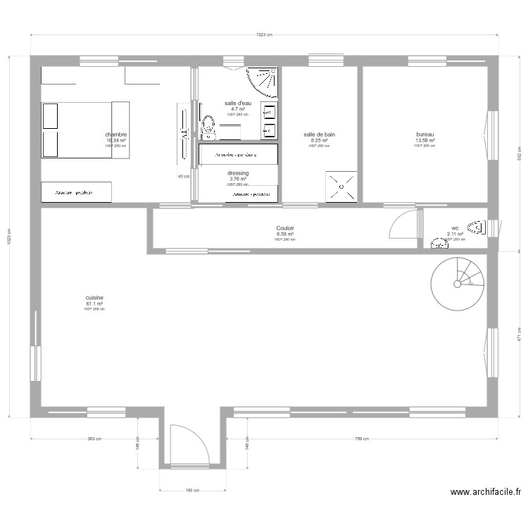 nouvelle maison. Plan de 0 pièce et 0 m2