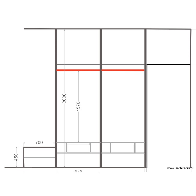 villebois placard entrée exterieur. Plan de 0 pièce et 0 m2