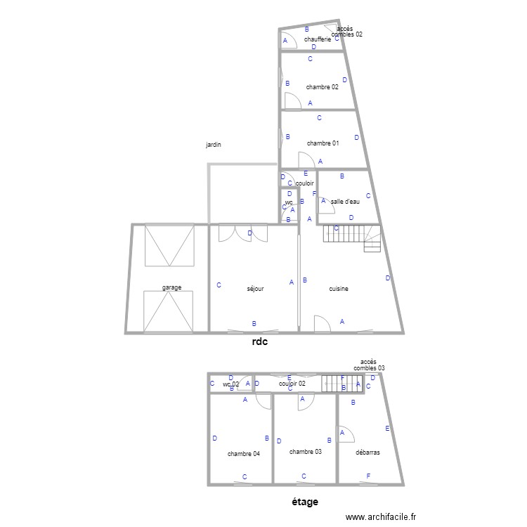 RAIMBAULT. Plan de 0 pièce et 0 m2