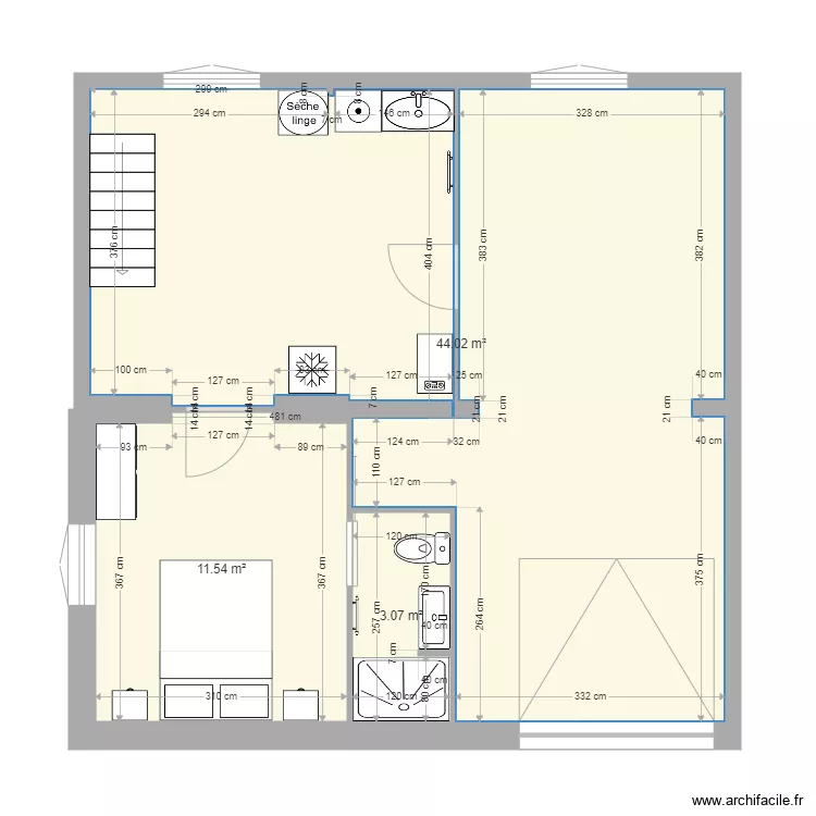 GARAGE maison beynes 2. Plan de 