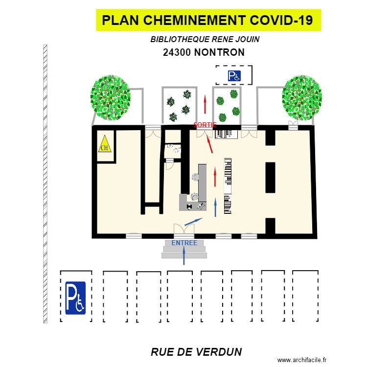 bibli. Plan de 0 pièce et 0 m2