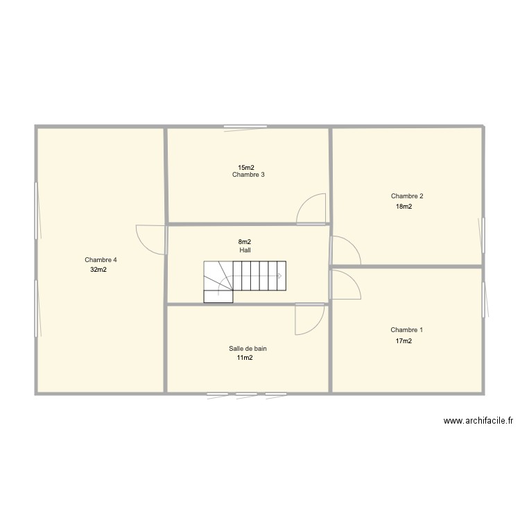 Dumonceau 23 1er étage. Plan de 0 pièce et 0 m2