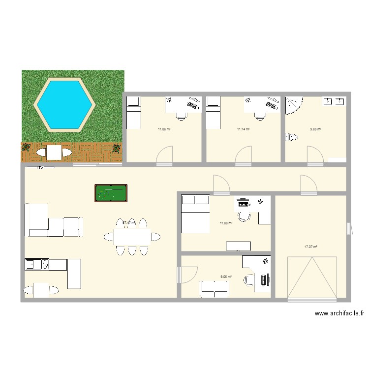 maison3. Plan de 0 pièce et 0 m2