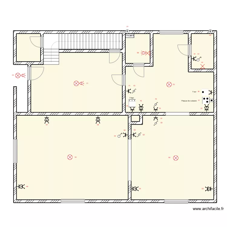 Rez 2. Plan de 8 et 216 m² Rez 2. Plan de 8 et 216 m²
