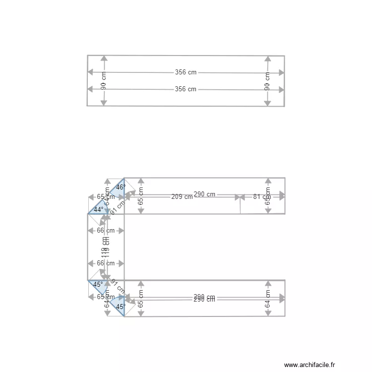 plan caisse. Plan de 