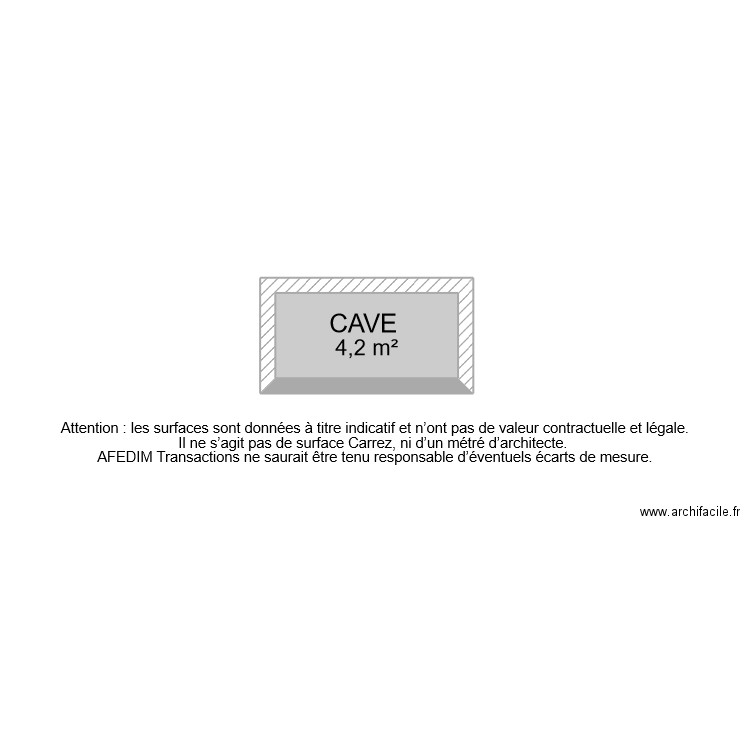 BI 11712 CAVE . Plan de 0 pièce et 0 m2