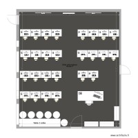 Plan salle informatique aligné vers tableau vairiante 1