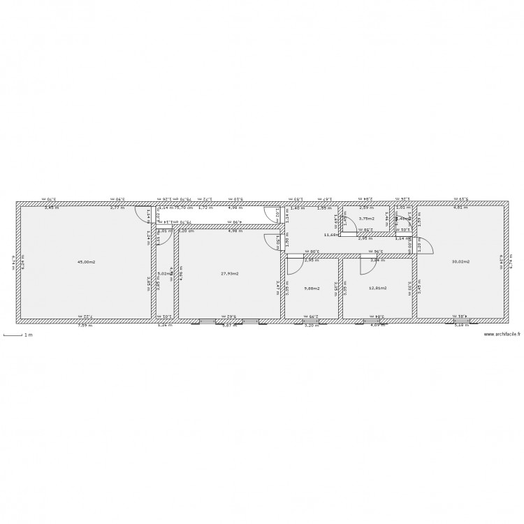 Mas Etage. Plan de 0 pièce et 0 m2