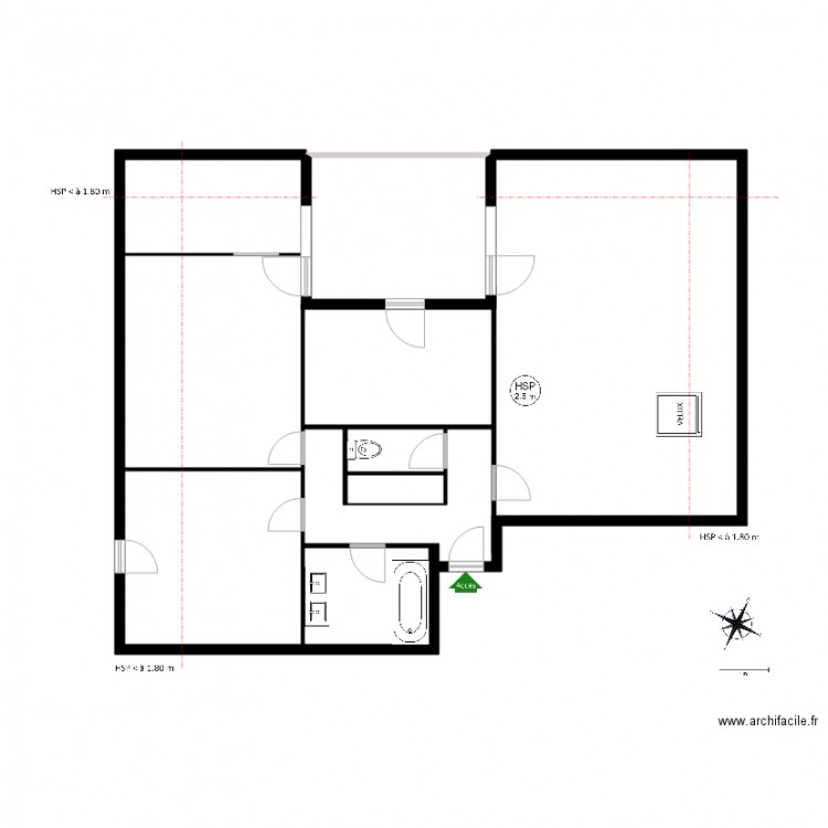 Jean dAmou Bayonne. Plan de 0 pièce et 0 m2