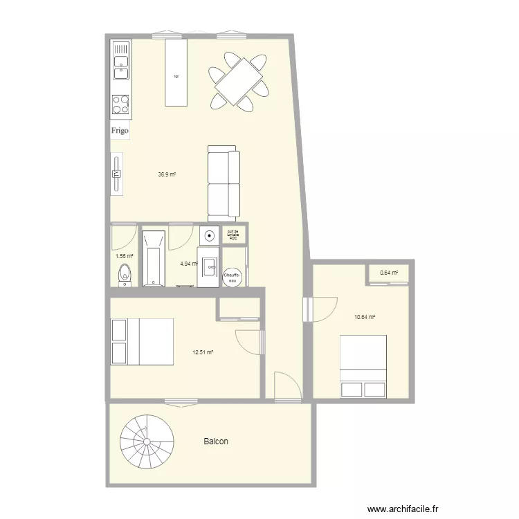 Lot 1 et 2 projet 2. Plan de 