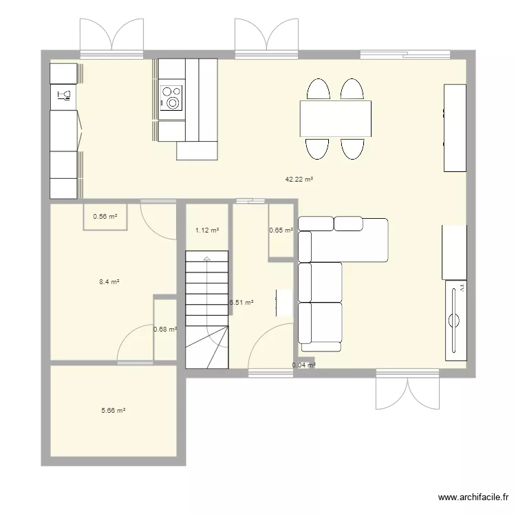 gec etage. Plan de 
