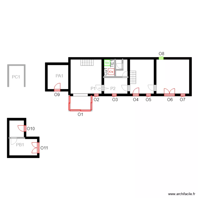 GR0008logement. Plan de GR0008logement. Plan de