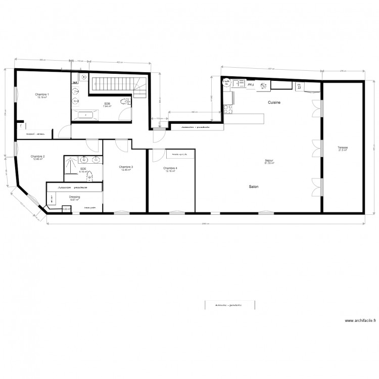 Appart dernier. Plan de 0 pièce et 0 m2