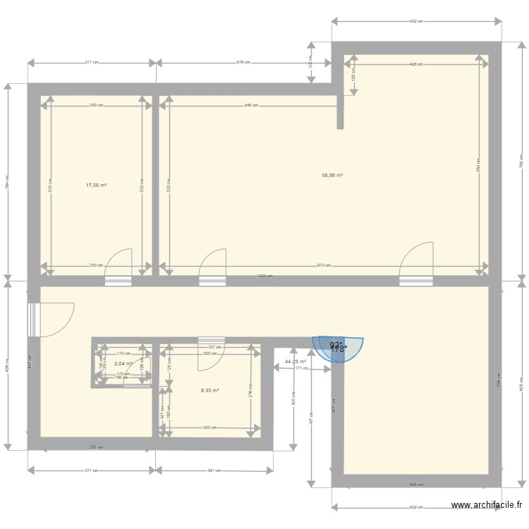 borsen. Plan de 0 pièce et 0 m2