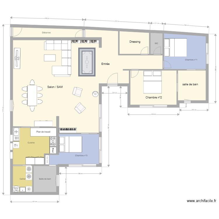 FABRICE ANDERNOS. Plan de 0 pièce et 0 m2