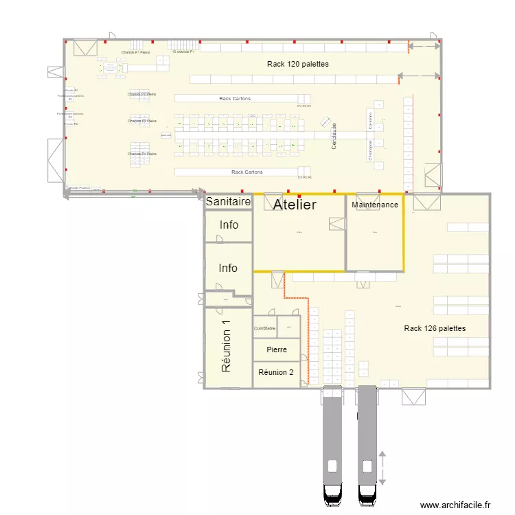 Nouveau batiment V16. Plan de Nouveau batiment V16. Plan de