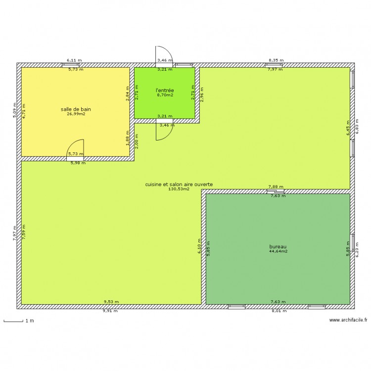 maison 2 m-e . Plan de 0 pièce et 0 m2