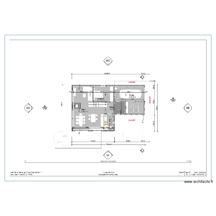 Plan rez electrique. Plan de 0 pièce et 0 m2