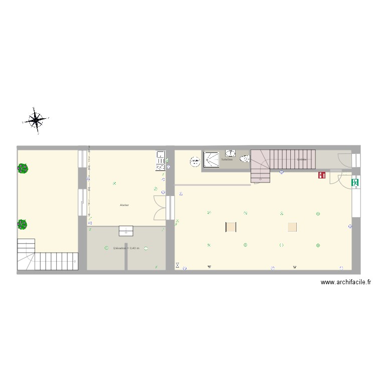 Vales Kichenette. Plan de 0 pièce et 0 m2