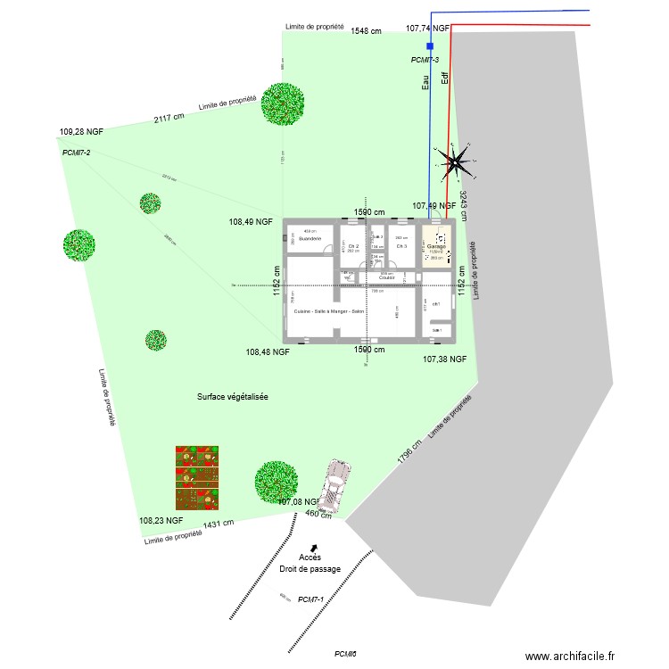 TOITURE NV VERSION. Plan de 11 pièces et 142 m2