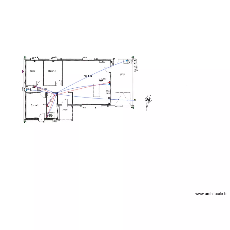 GAILLIARD DOMINIQUE PLOMB. Plan de 