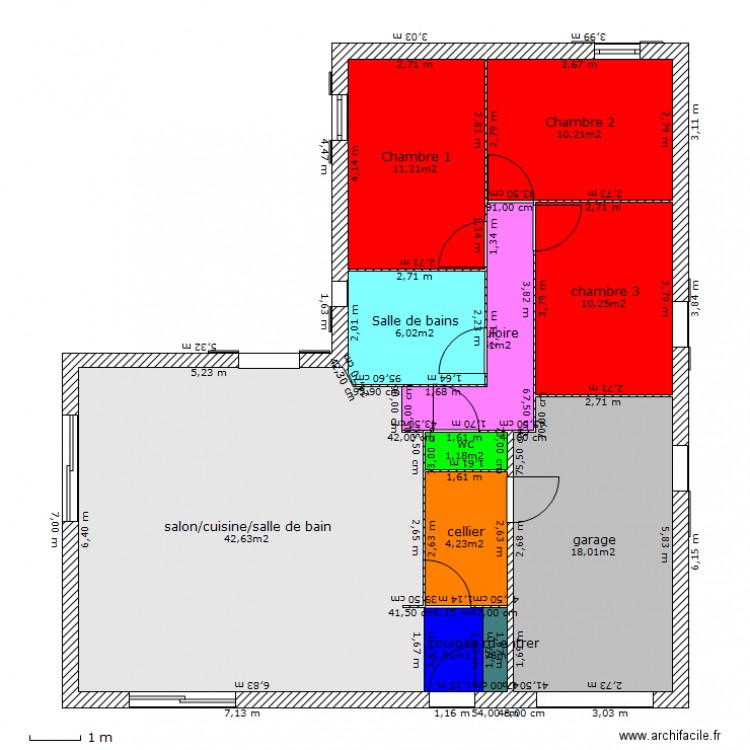 Maison L. Plan de 0 pièce et 0 m2