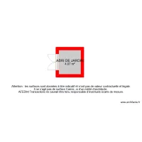 BI 9059 ABRI DE JARDIN