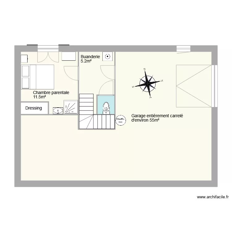 DUMAS CHAUMETTE. Plan de 