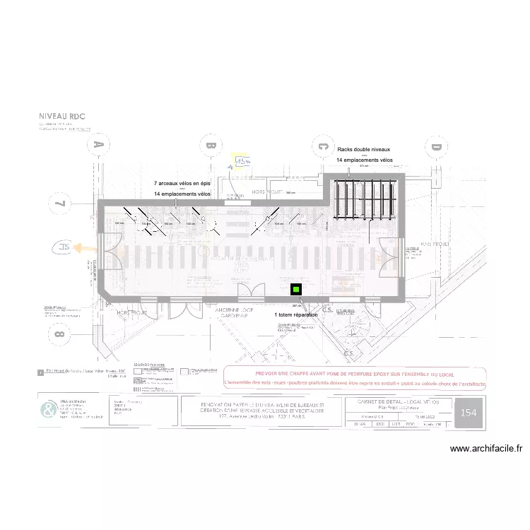 CBRE Ledru rollin. Plan de 