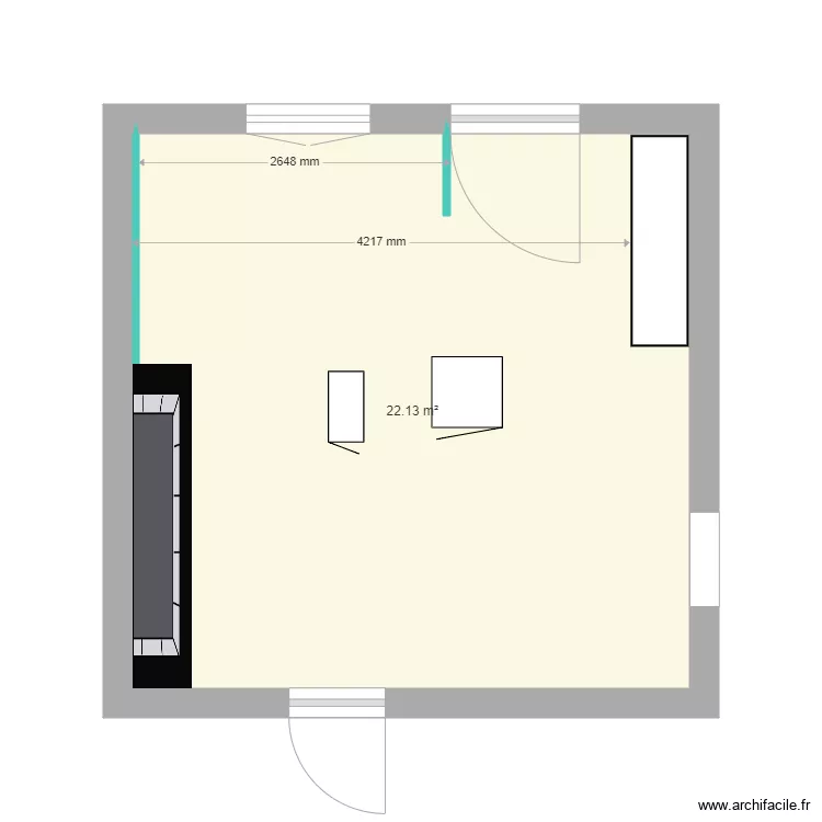 2 Cuisine MARTINE et PATRICE placo. Plan de 2 Cuisine MARTINE et PATRICE placo. Plan de