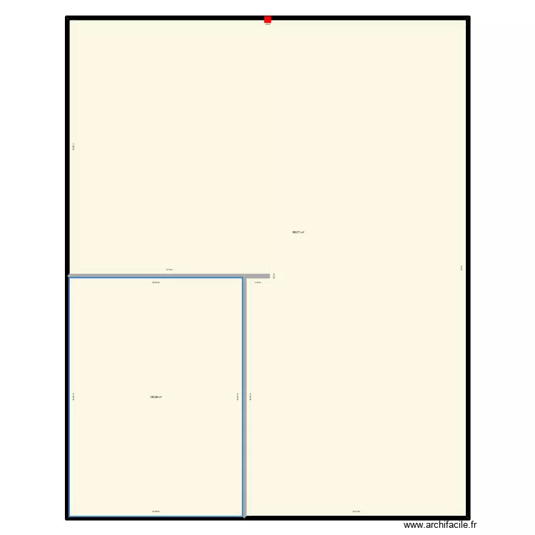 Plan Atelier decoup&eacute;. Plan de 