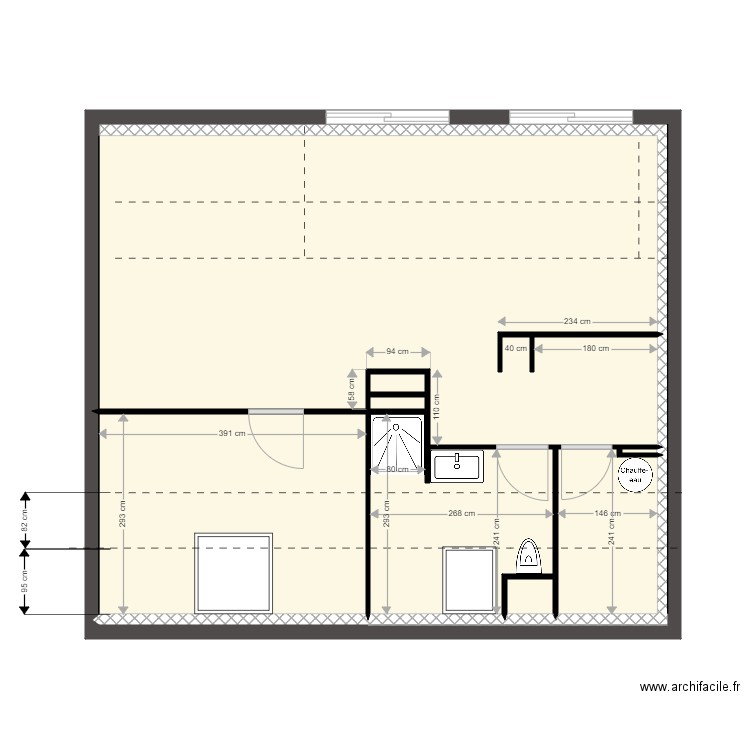 Appartement ETAGE PLAN DE BASE. Plan de 0 pièce et 0 m2