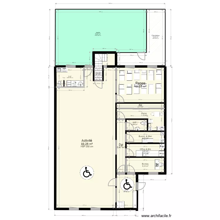 78 TRAPPES 42 LECLERC espace ext . Plan de 78 TRAPPES 42 LECLERC espace ext . Plan de