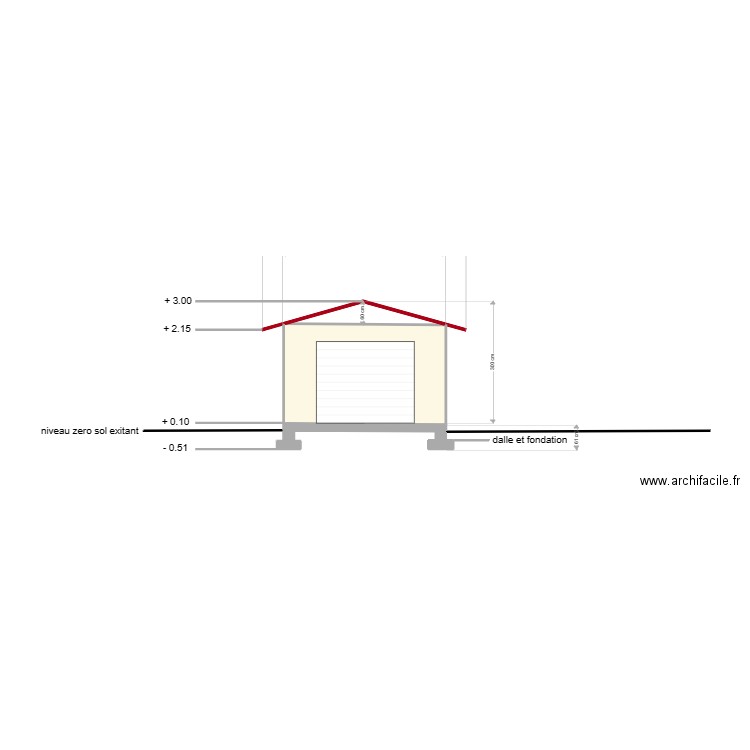 garage belin9. Plan de 6 pièces et 11 m2