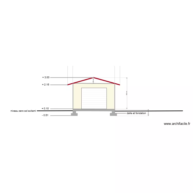garage belin9. Plan de 