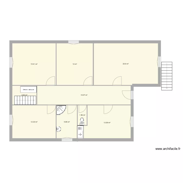 BOURGIER Boen. Plan de 