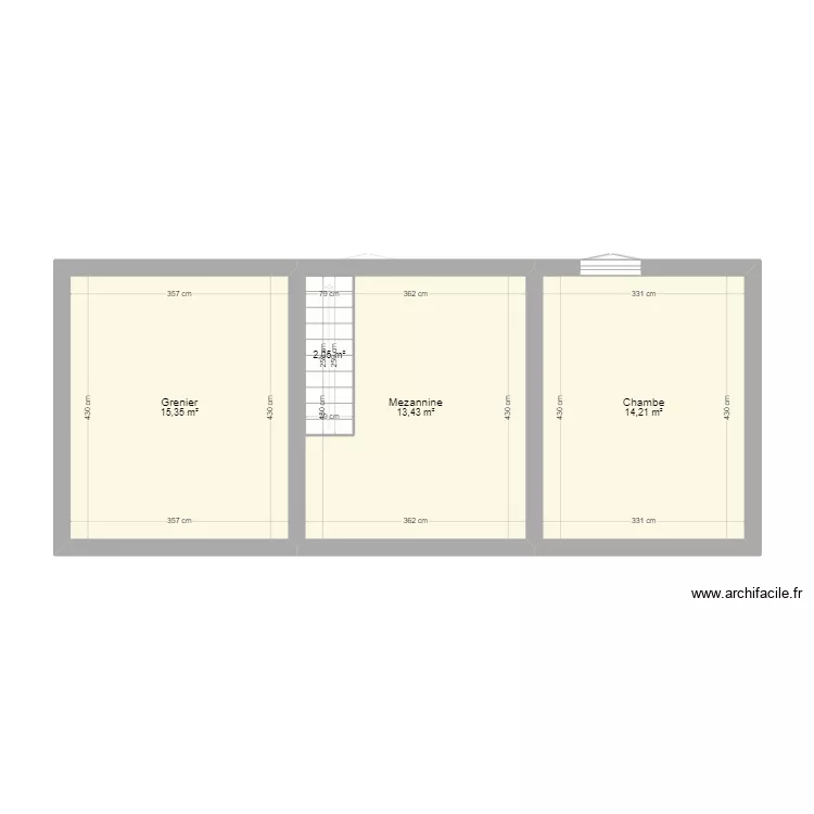 03007893 Theneuille Gite. Plan de 